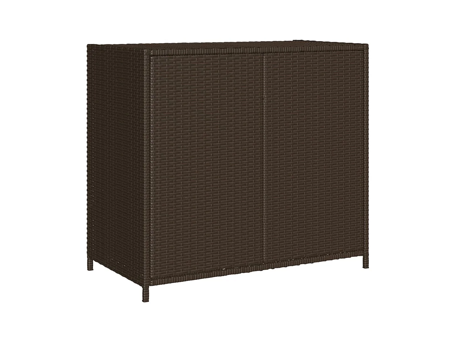 Emma Louise  Tuinkast 83x45x76 cm poly rattan bruin