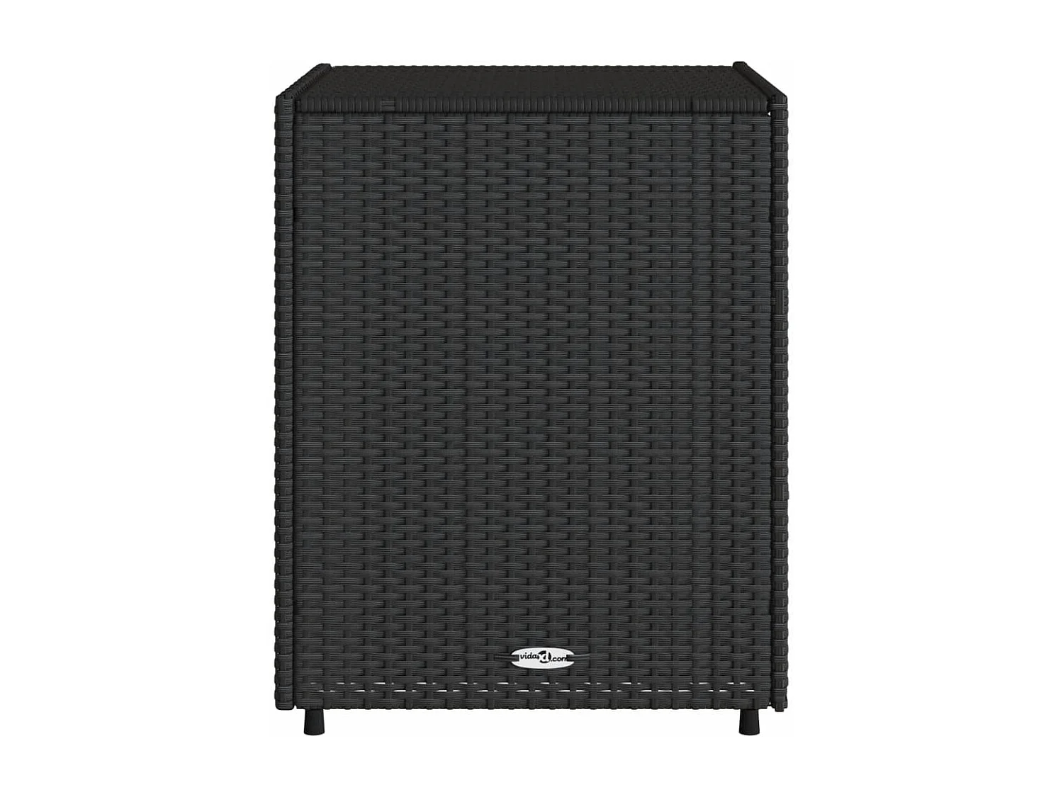 Holiday  Armoire de rangement de jardin noir 55x59x69 cm résine tressée