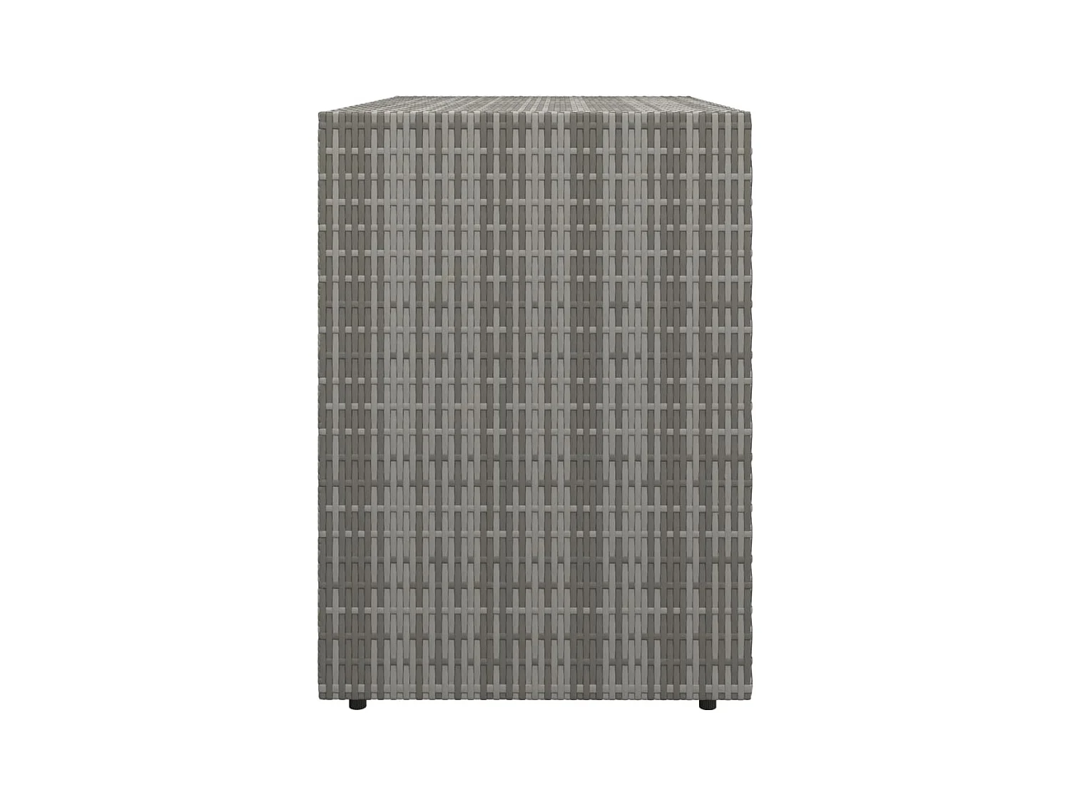 Herber  Tuinkast 100x55,5x80 cm poly rattan grijs