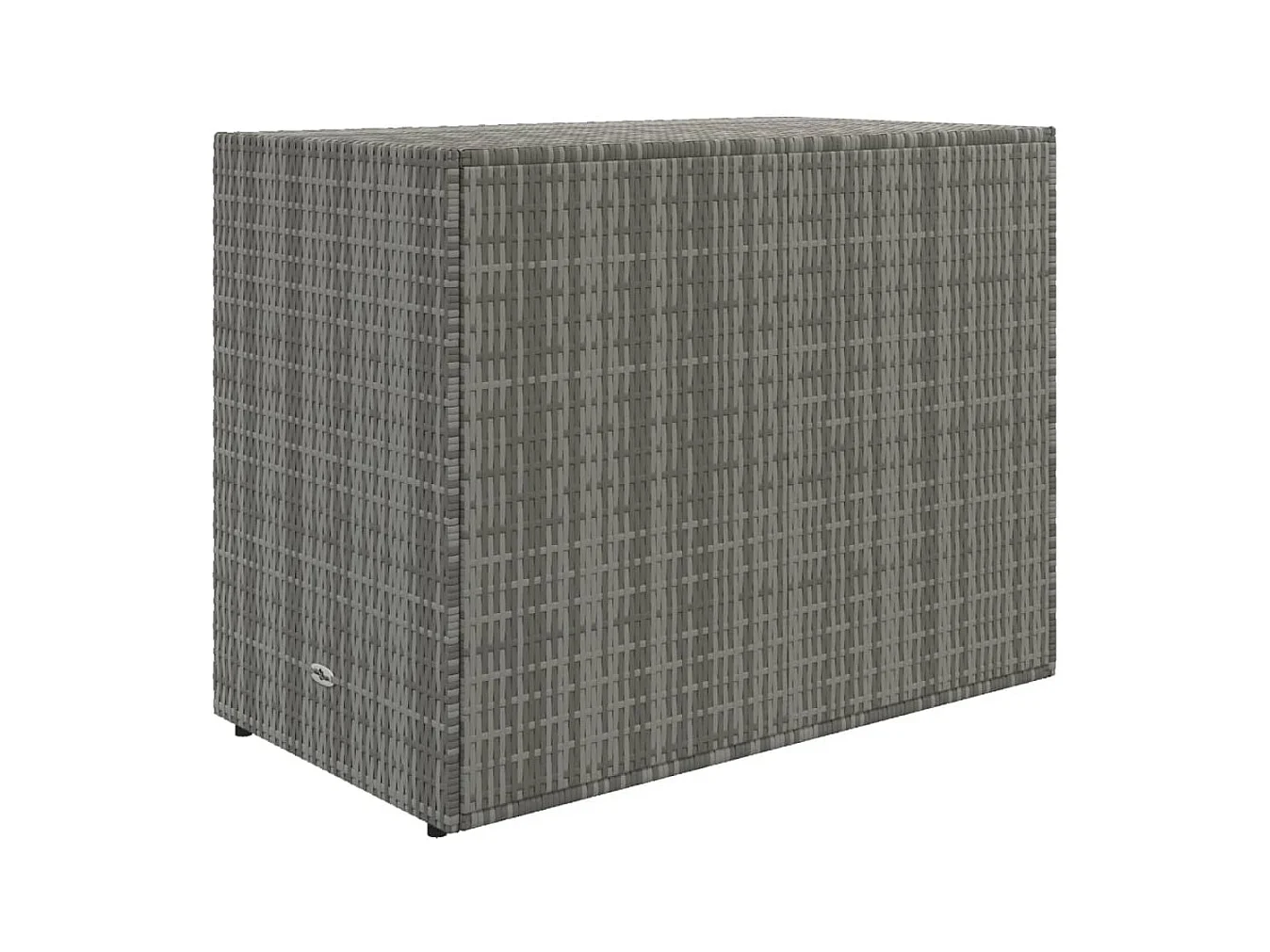 Herber  Tuinkast 100x55,5x80 cm poly rattan grijs