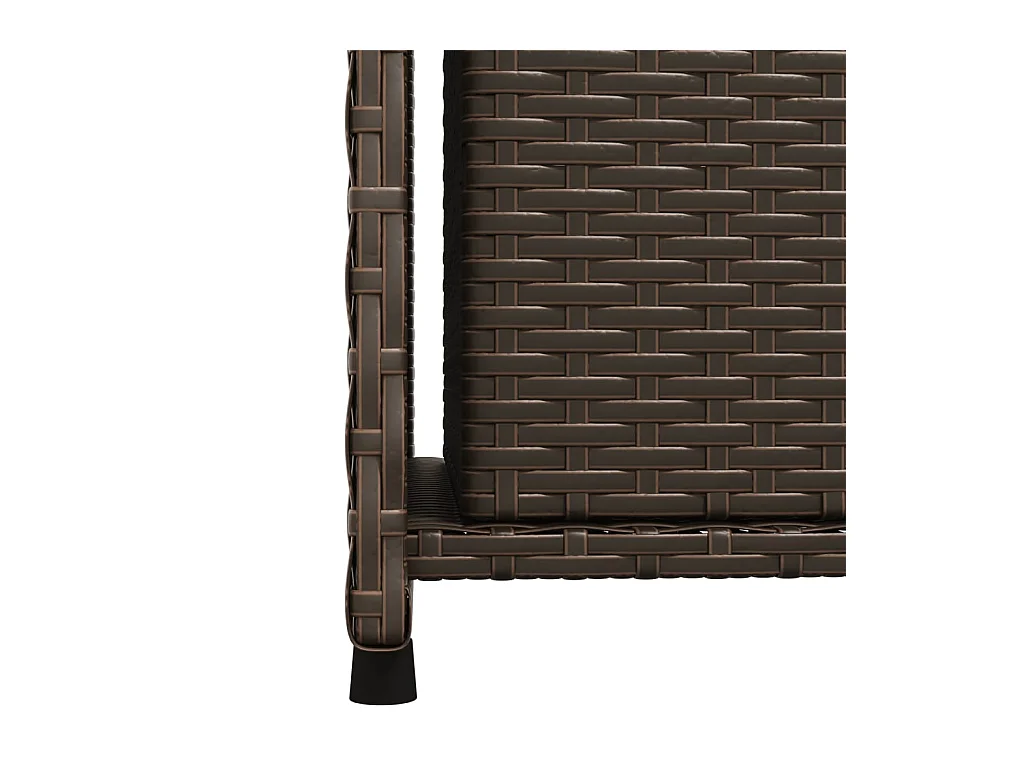Ylira  Tuinkast 50x55x115 cm poly rattan bruin