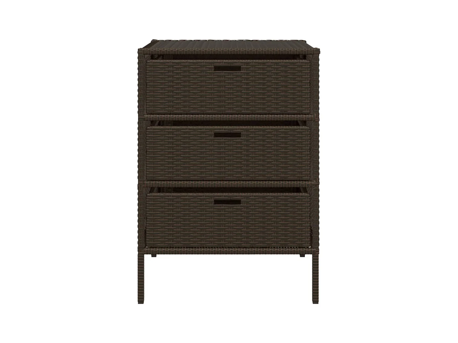 Holiday  Tuinkast 55x59x80 cm poly rattan bruin