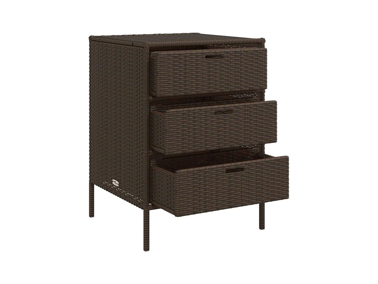 Holiday  Tuinkast 55x59x80 cm poly rattan bruin