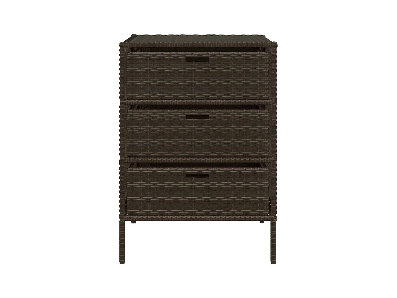 Holiday  Tuinkast 55x59x80 cm poly rattan bruin