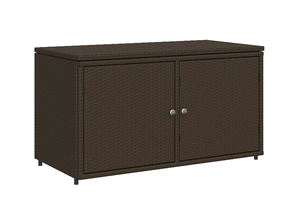 Zandar  Tuinkast 110x55x60,5 cm poly rattan bruin