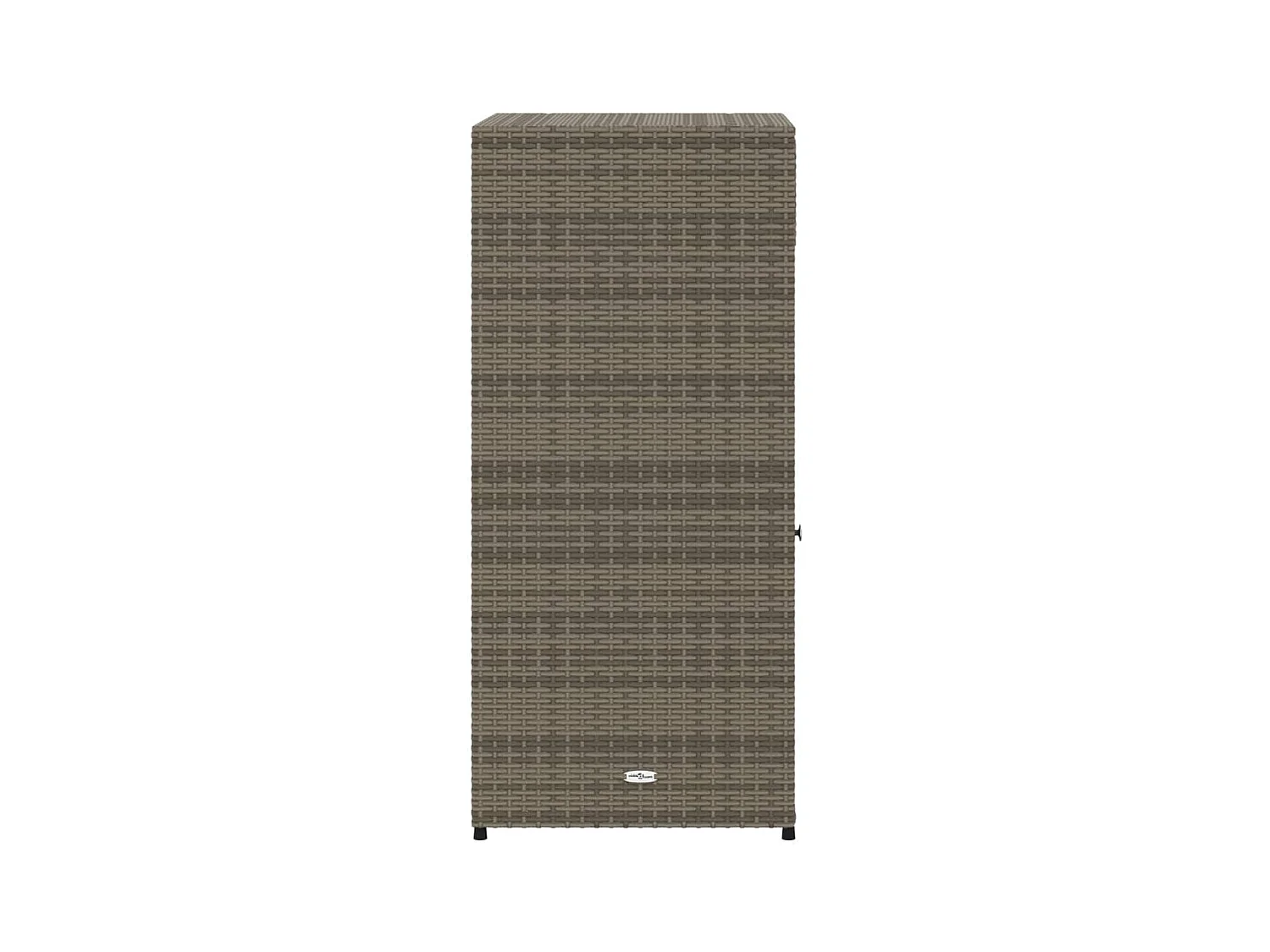 Annemarie  Tuinkast 55x55x111 cm poly rattan grijs