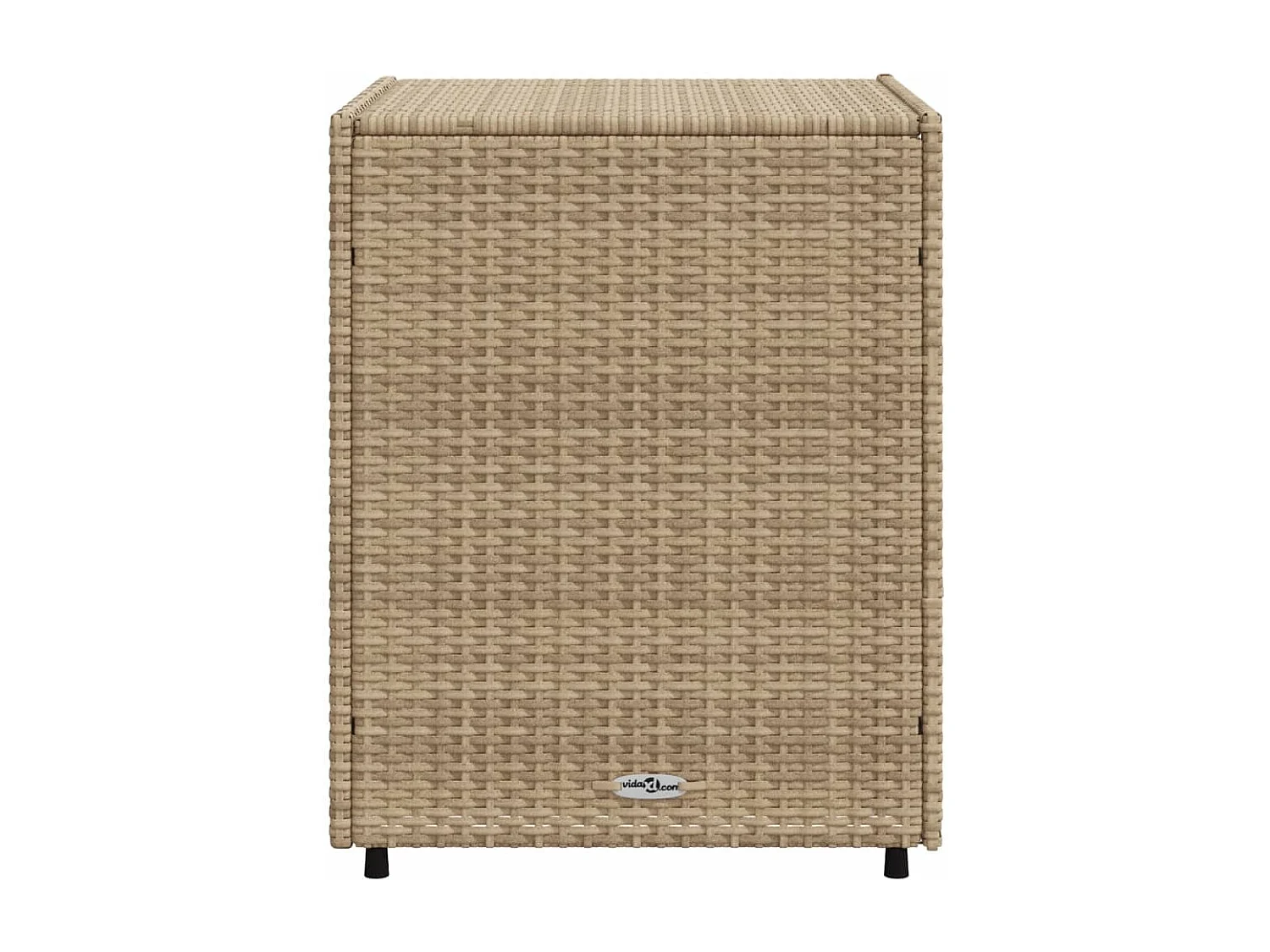 Holiday  Armario de almacenaje de jardín ratán PE beige 55x59x69 cm