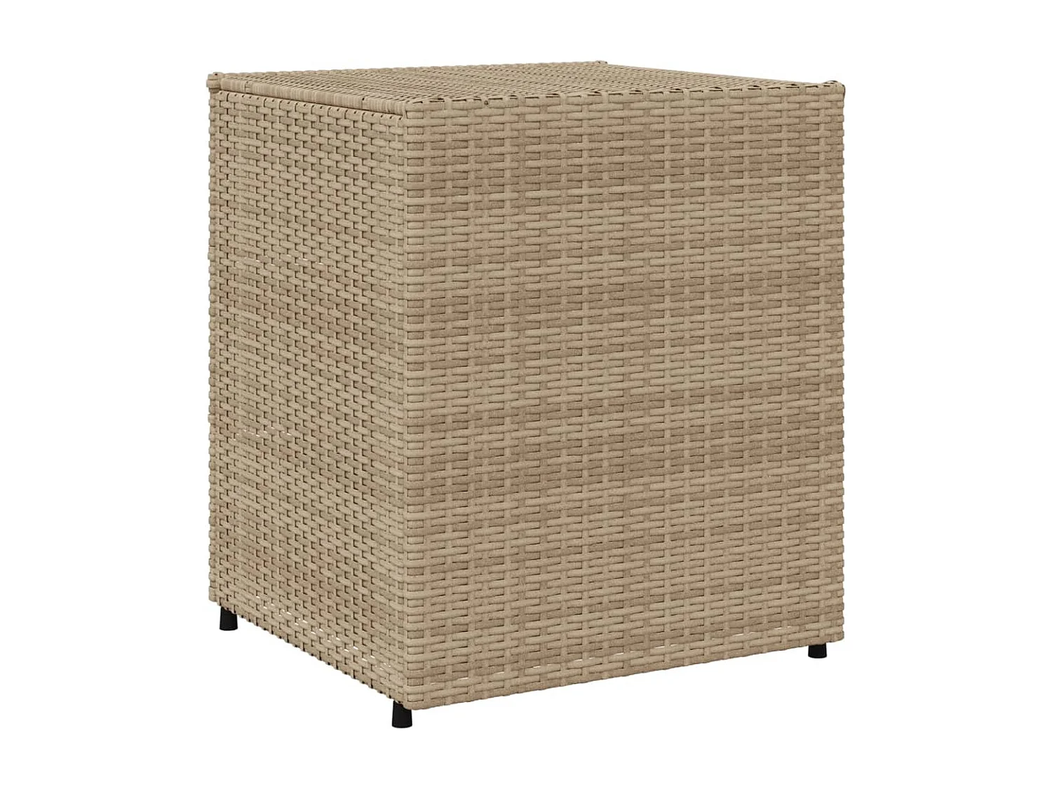 Holiday  Armoire de rangement de jardin beige 55x59x69 cm résine tressée