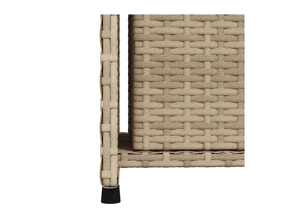 Ylira  Tuinkast 50x55x115 cm poly rattan beige
