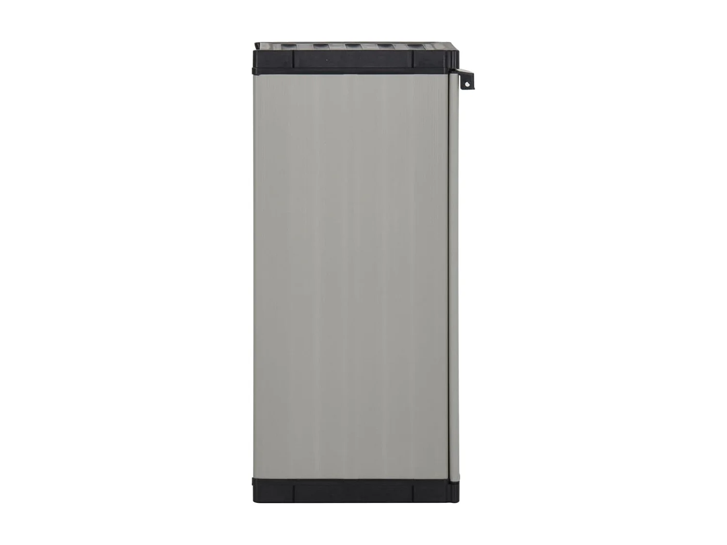 Garden Furniture -  Armoire de rangement de jardin 1 étagère Gris/noir 35x40x85 cm