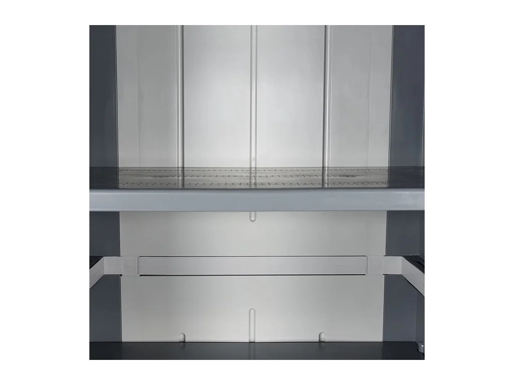 Borric  Tuinkast 65x45x172 cm PP rattan grijs