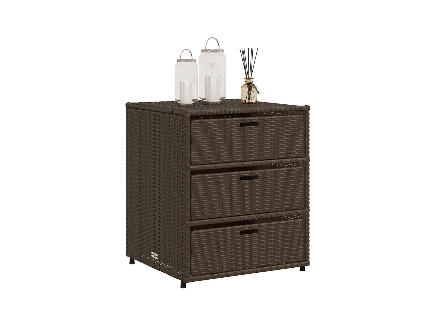 Holiday  Tuinkast 55x59x69 cm poly rattan bruin