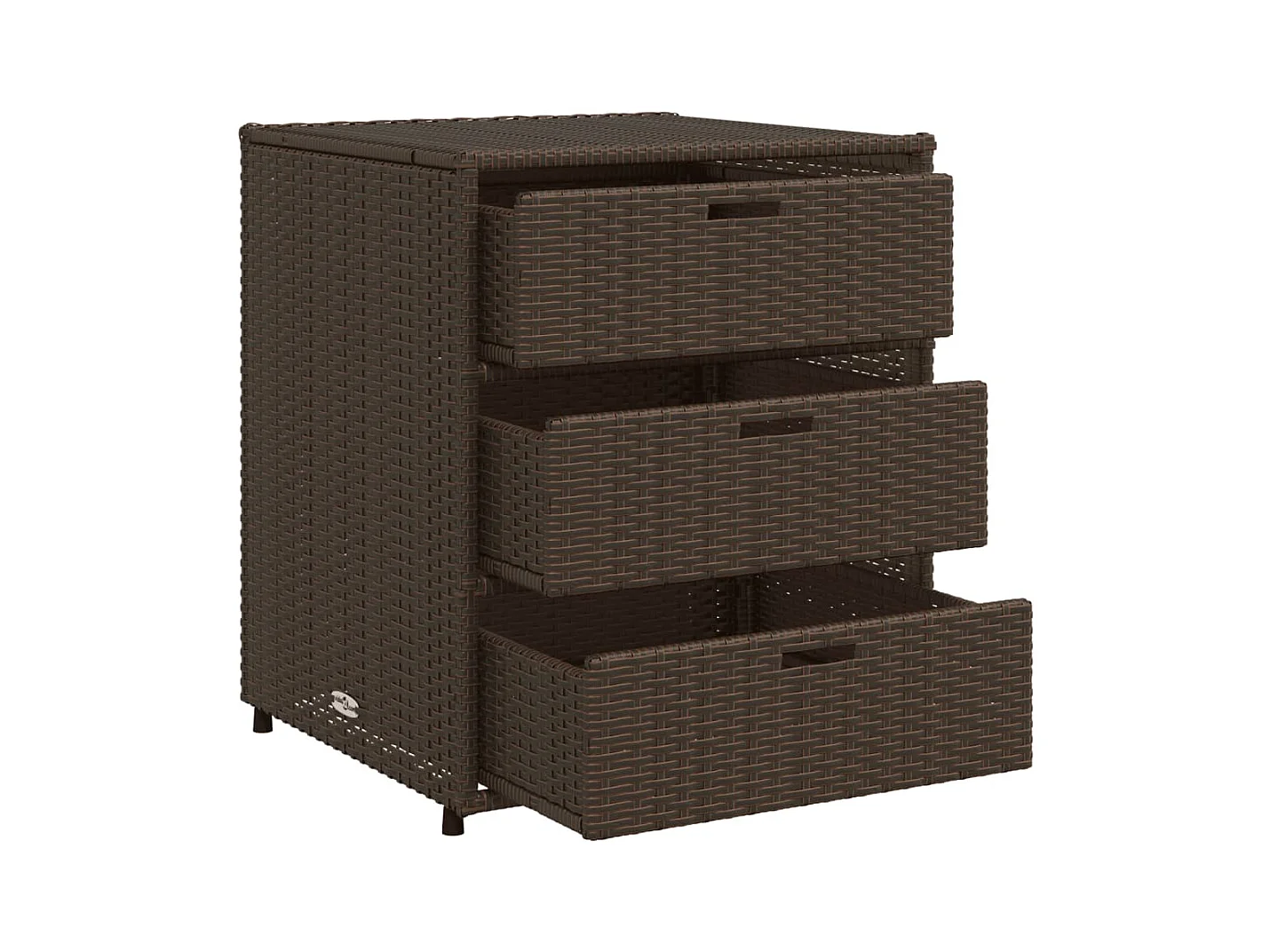Holiday  Tuinkast 55x59x69 cm poly rattan bruin