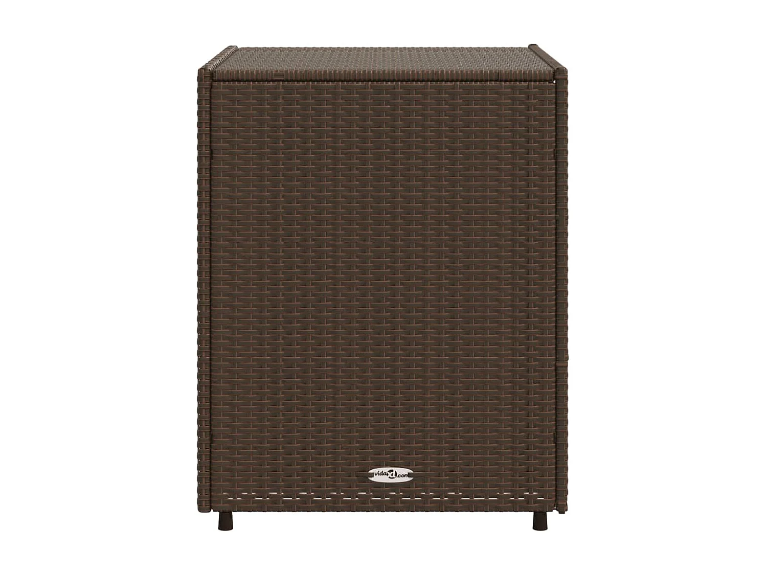 Holiday  Armoire de rangement de jardin marron 55x59x69cm résine tressée