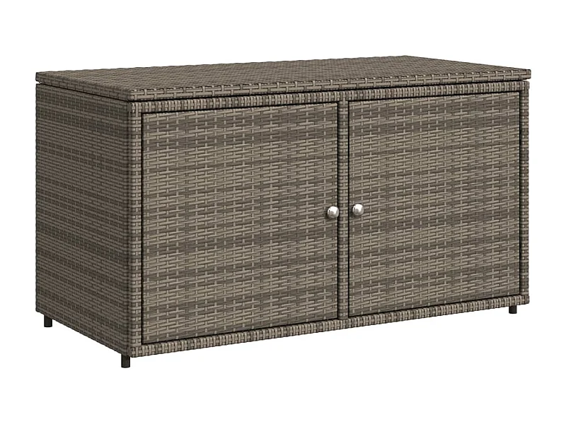 Zandar  Tuinkast 110x55x60,5 cm poly rattan grijs