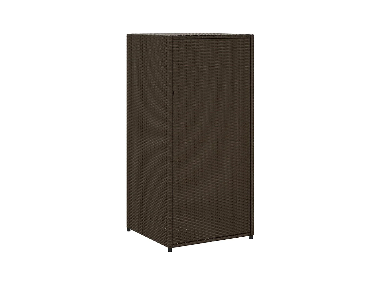 Annemarie  Tuinkast 55x55x111 cm poly rattan bruin