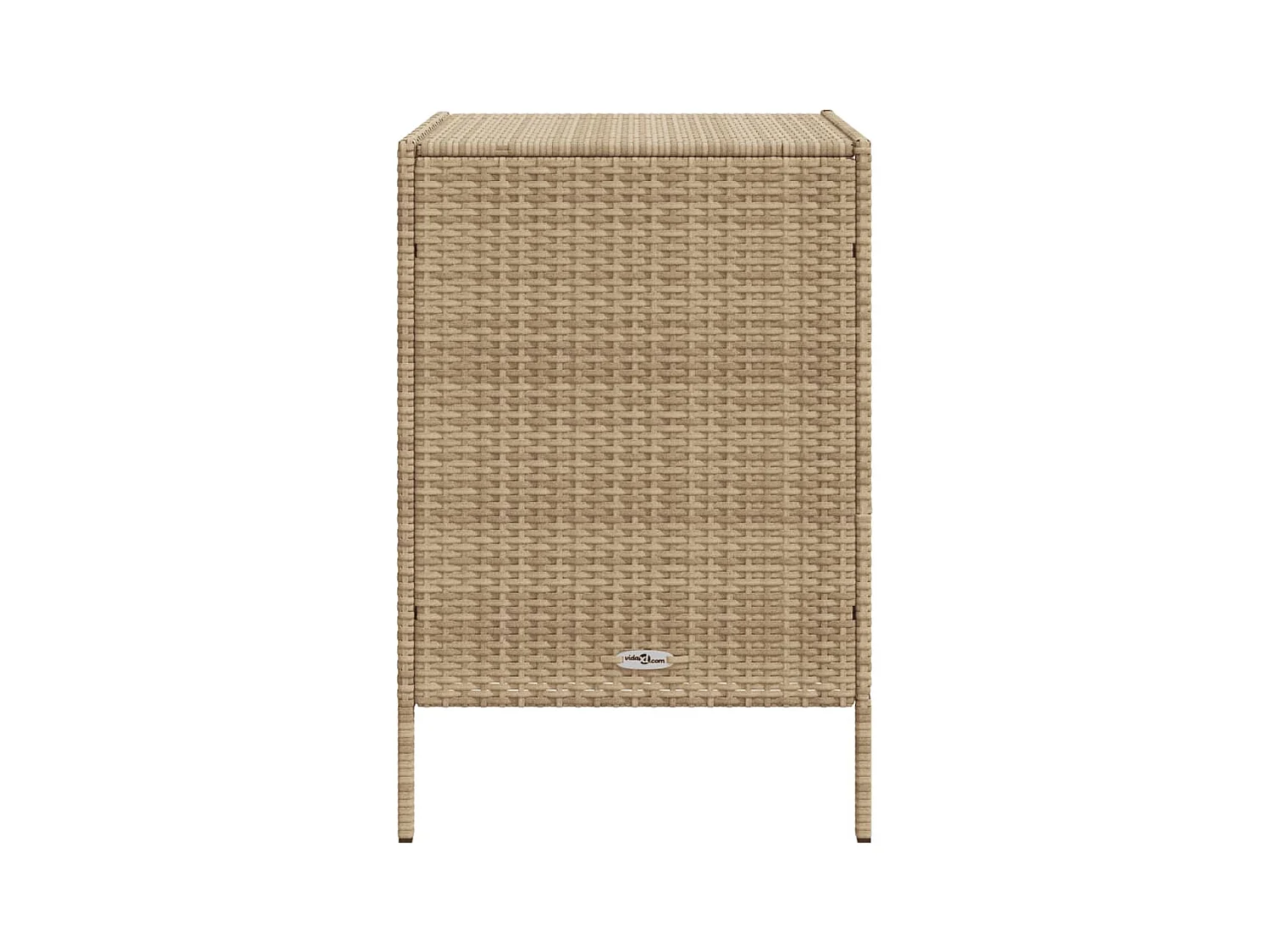 Holiday  Armario de almacenaje de jardín ratán PE beige 55x59x80 cm