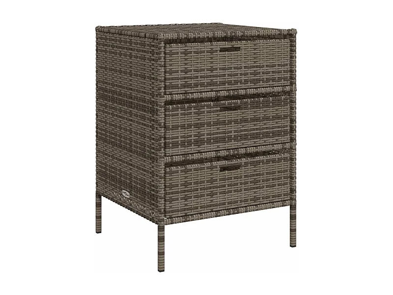 Holiday  Tuinkast 55x59x80 cm poly rattan grijs