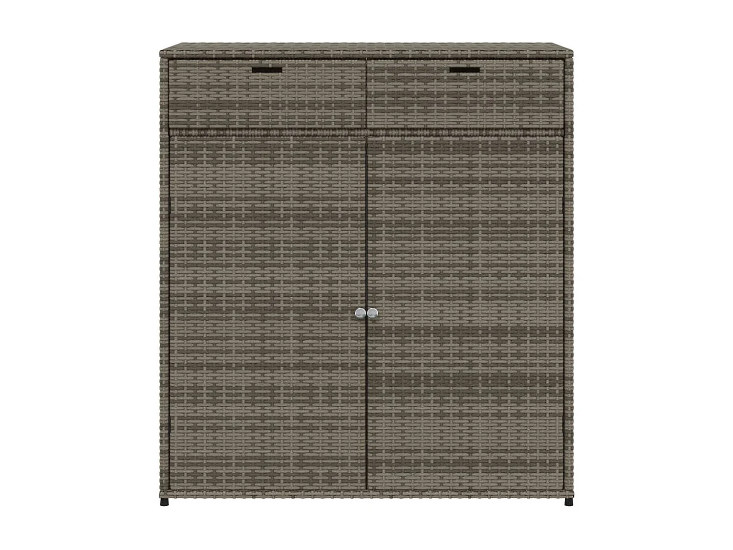 Annemarie  Tuinkast 105x55x113 cm poly rattan grijs