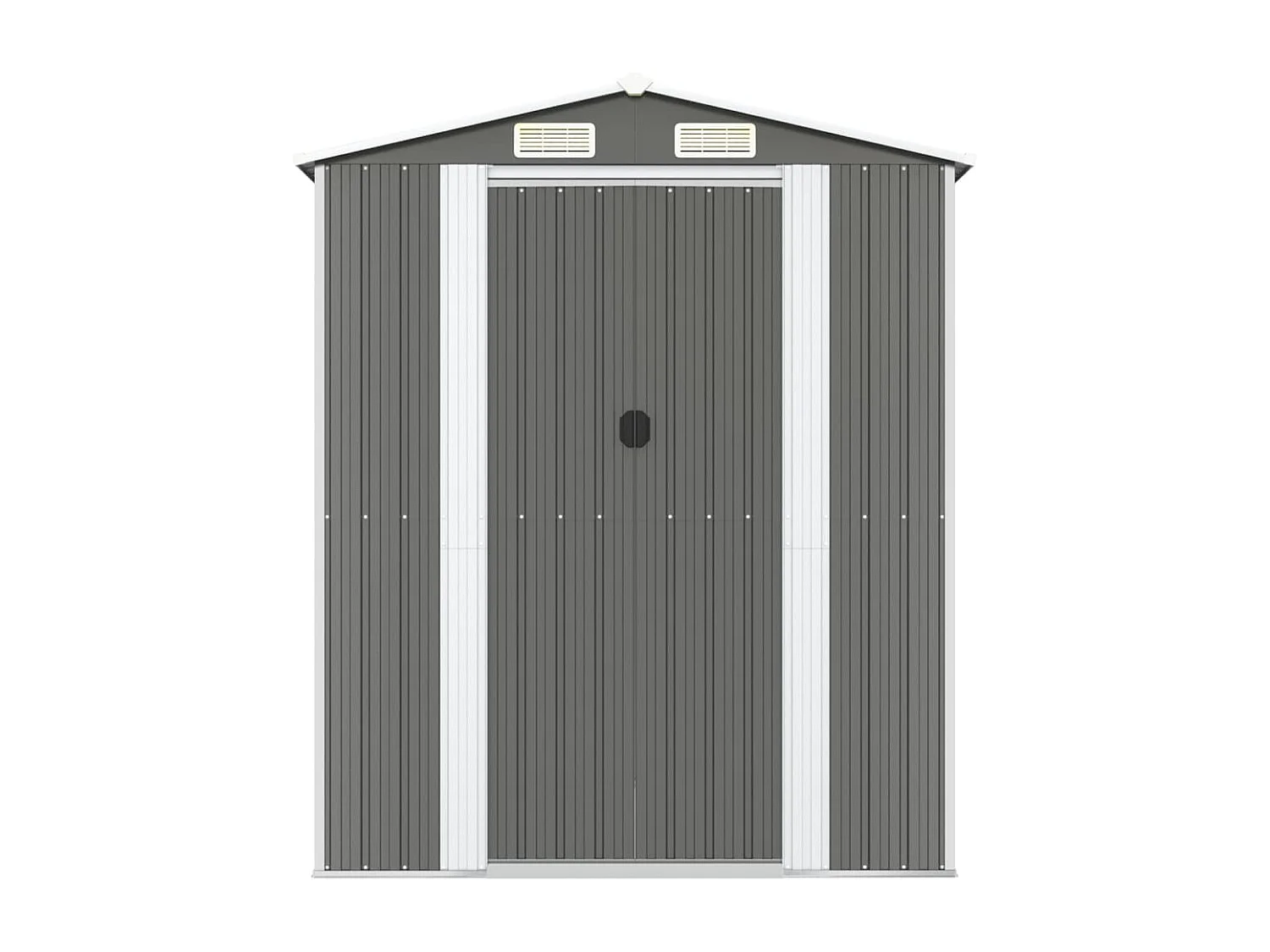 Garden Furniture -  Abri de jardin Gris clair 192x1021x223 cm Acier galvanisé