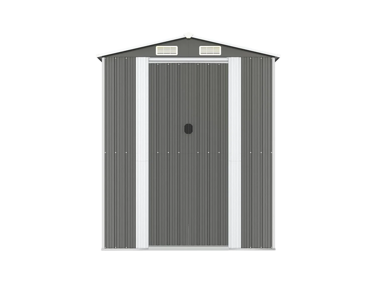 Garden Furniture -  Abri de jardin Gris clair 192x523x223 cm Acier galvanisé