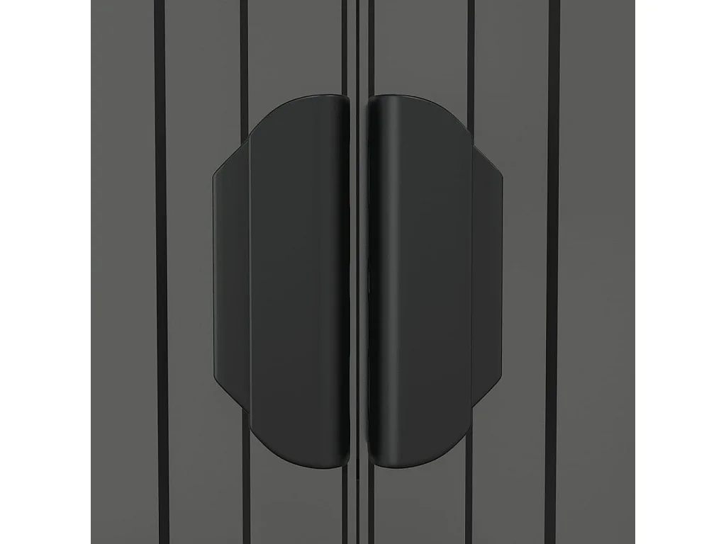 Garden Furniture -  Abri de jardin Gris clair 192x440x223 cm Acier galvanisé