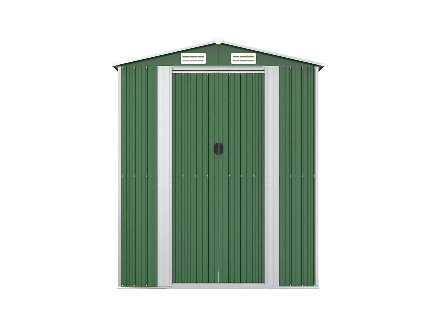 Garden Furniture -  Abri de jardin Vert 192x357x223 cm Acier galvanisé