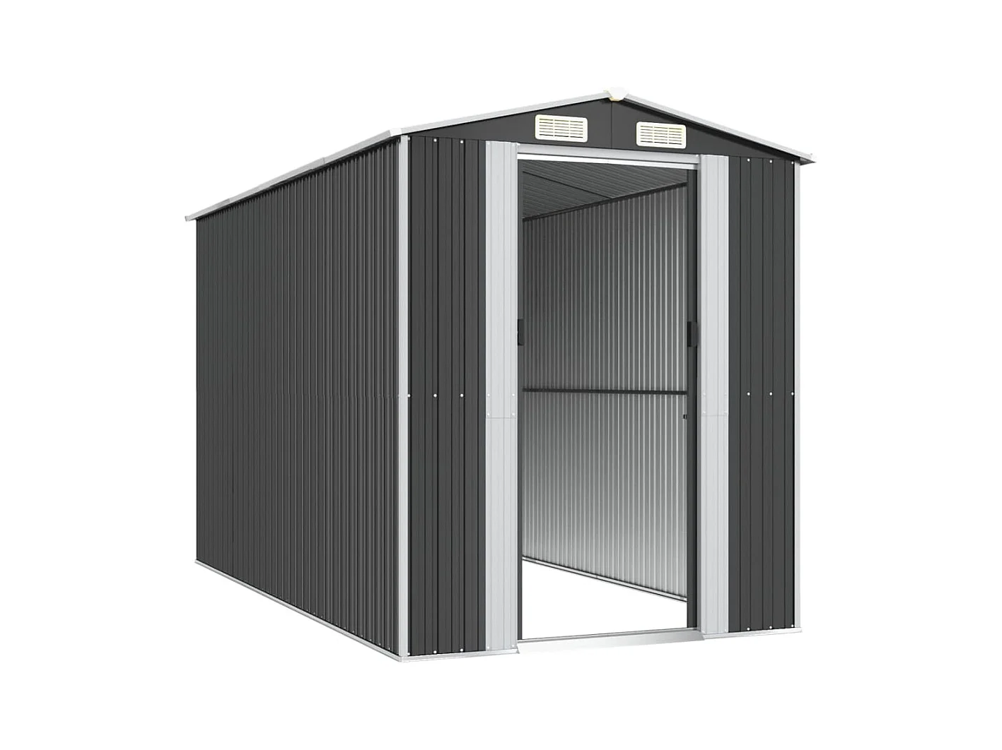 Garden Furniture -  Abri de jardin Anthracite 192x357x223 cm Acier galvanisé