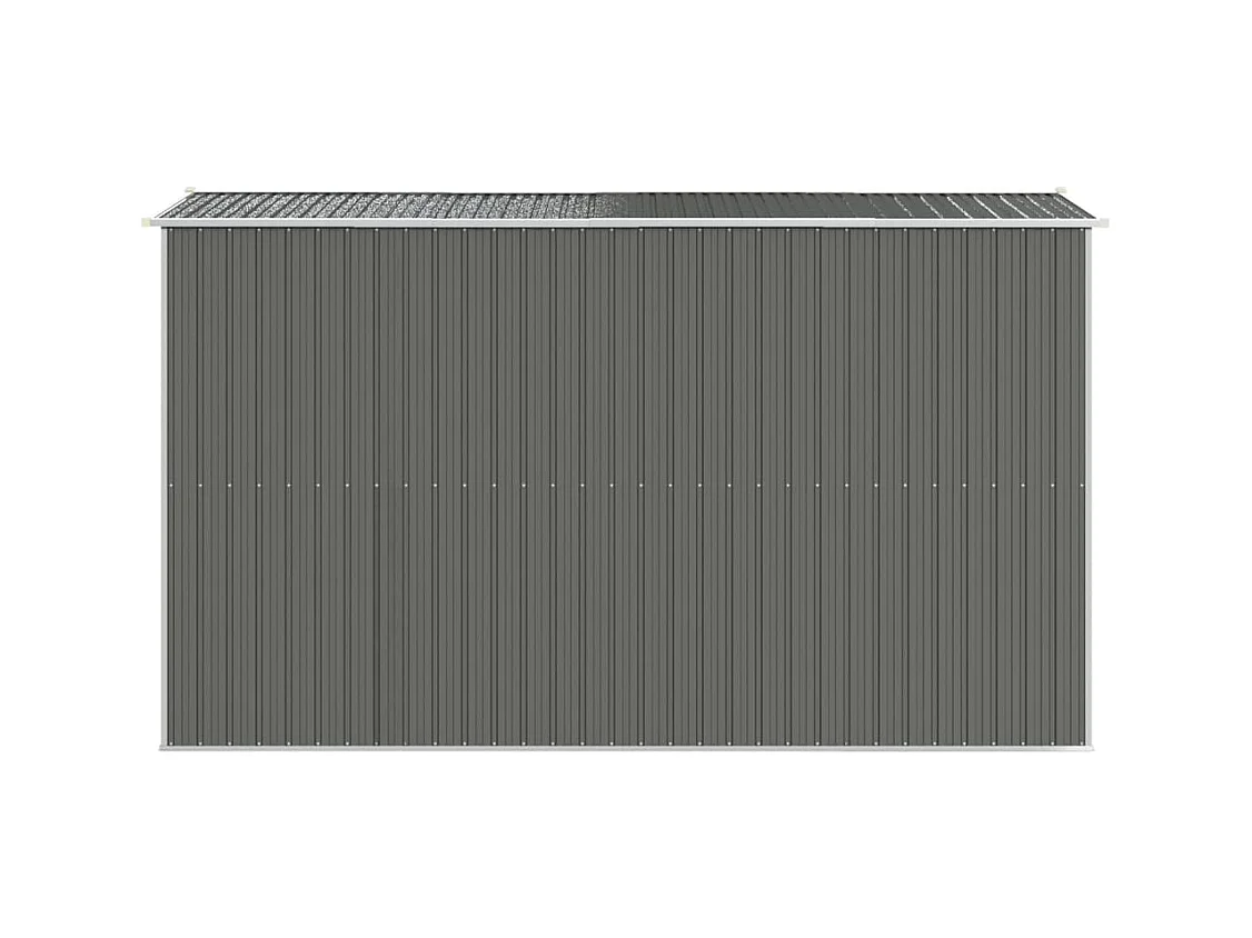 Garden Furniture -  Abri de jardin Gris clair 192x357x223 cm Acier galvanisé