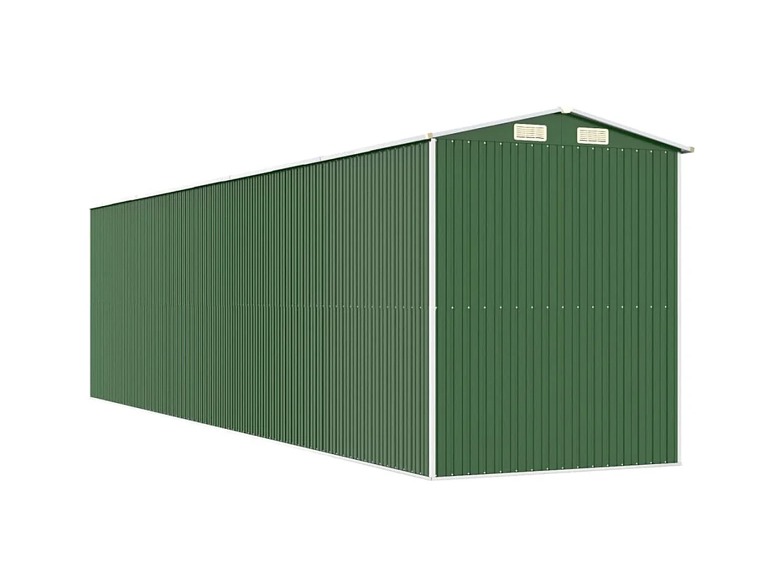 Garden Furniture -  Abri de jardin Vert 192x772x223 cm Acier galvanisé