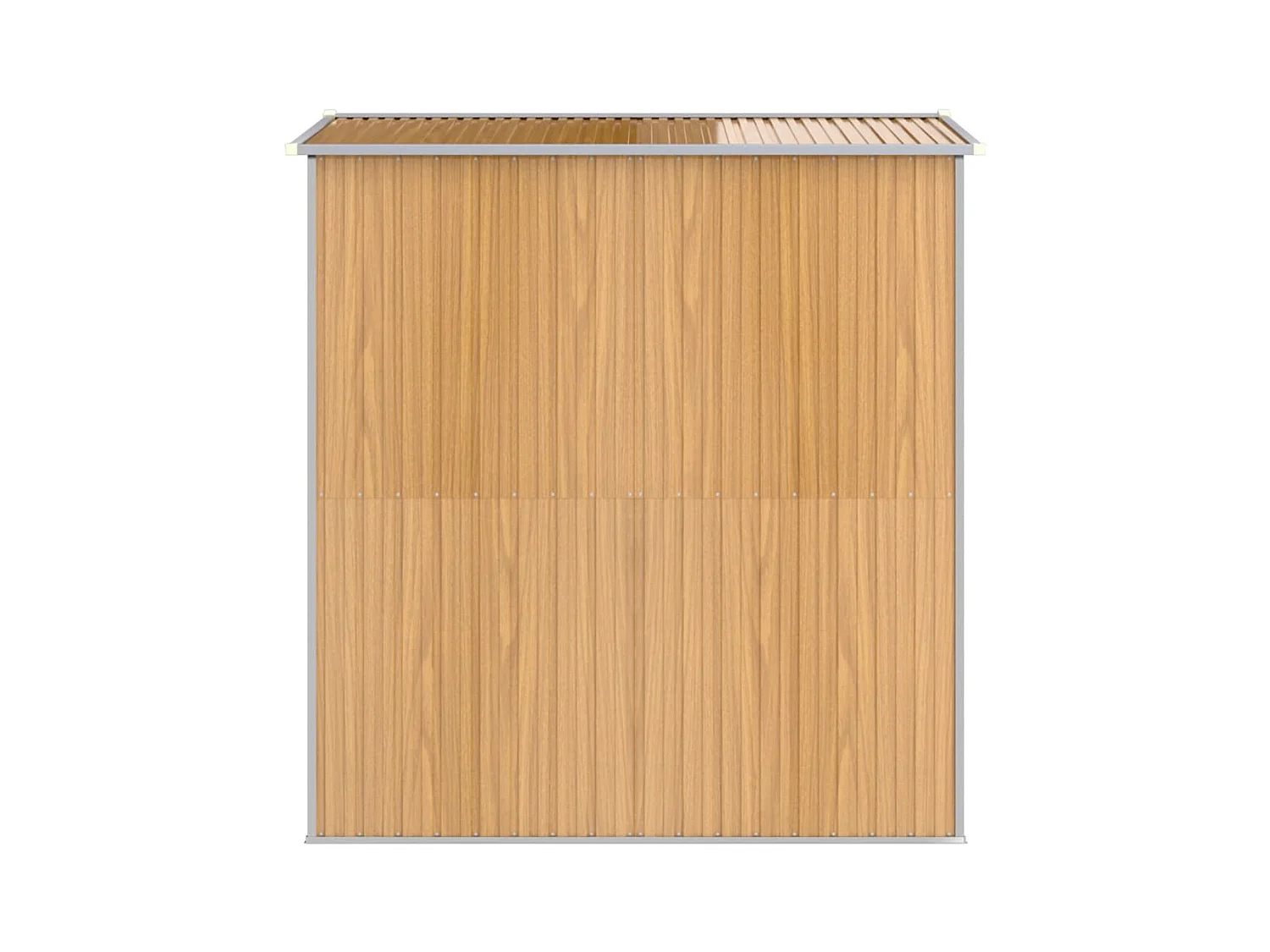 Garden Furniture -  Abri de jardin Marron clair 192x191x223 cm Acier galvanisé