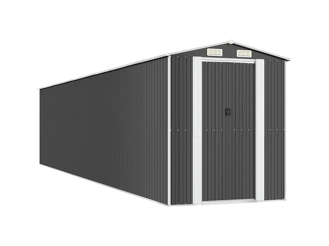 Garden Furniture -  Abri de jardin Anthracite 192x938x223 cm Acier galvanisé
