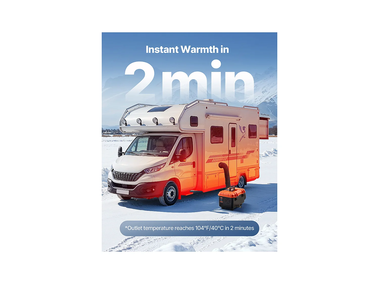 Dieselverwarmer SucceBuy 8 kW DC 12 V/24 V, Diesel Luchtverwarmer voor Stook, All-in-One Draagbaar, met Afstandsbediening en LCD-scherm, Tank van 4 L