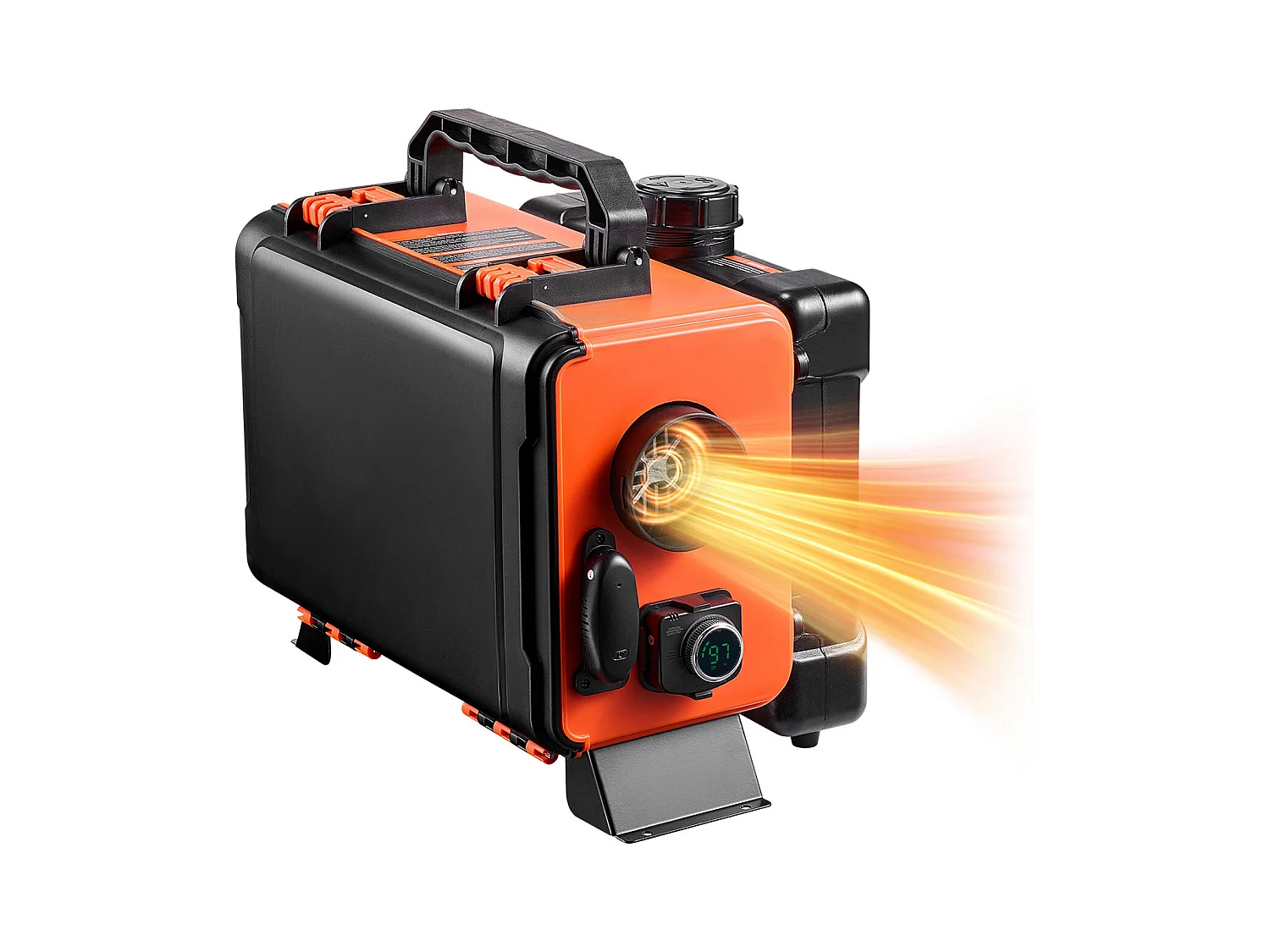 Dieselverwarmer SucceBuy 8 kW DC 12 V/24 V, Diesel Luchtverwarmer voor Stook, All-in-One Draagbaar, met Afstandsbediening en LCD-scherm