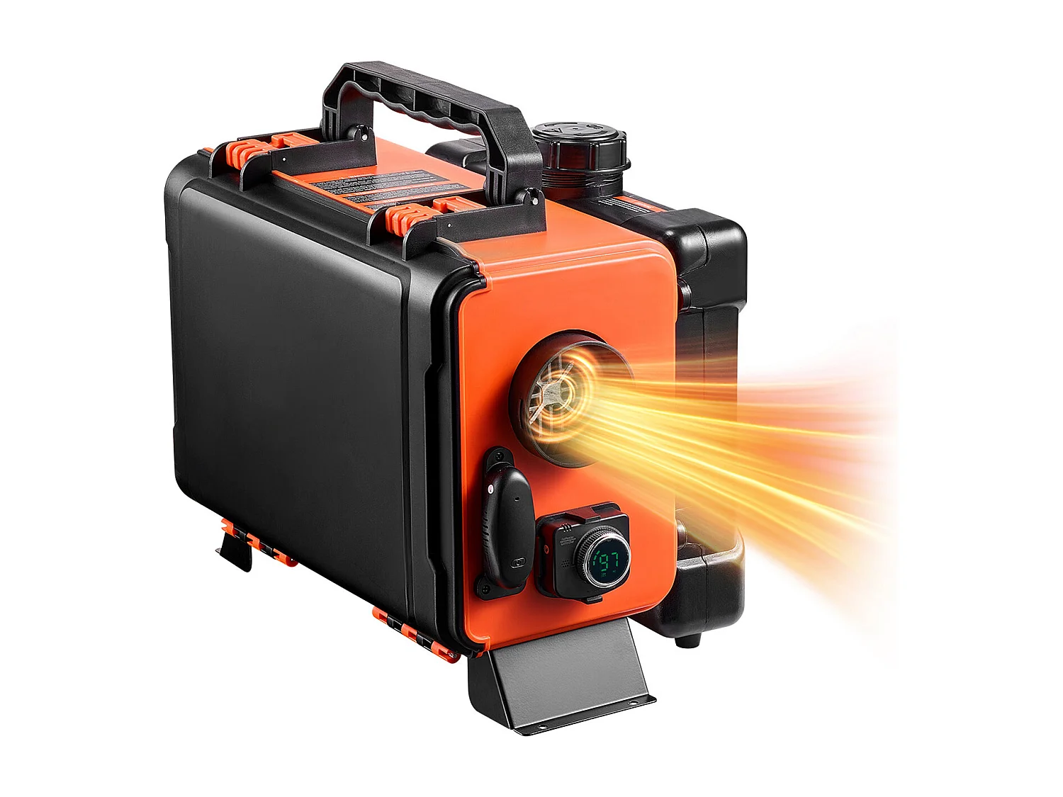 Chauffage Diesel SucceBuy 8 kW DC 12 V/24 V, Réchauffeur d'Air Diesel pour Stationnement, Tout-en-Un Portable, avec Télécommande et Écran LCD