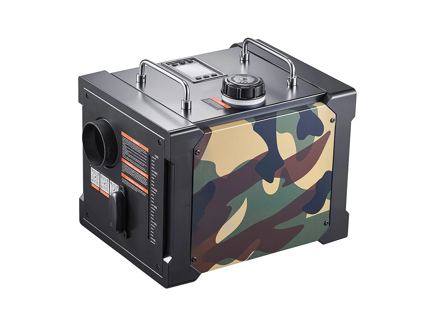 Dieselheizung SucceBuy 8 kW DC 12 V/24 V, Diesel-Luftheizung All-in-One Tragbar, mit Bluetooth-App-Steuerung, für LKW Wohnmobil