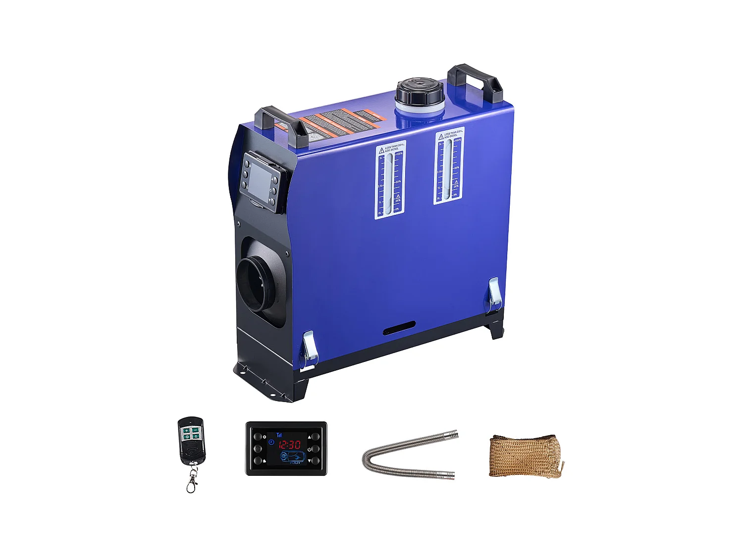 Dieselheizung SucceBuy 8 kW DC 12 V/24 V, Diesel-Luftheizung für Standheizung, Tragbar All-in-One, mit Fernbedienung und LCD-Bildschirm