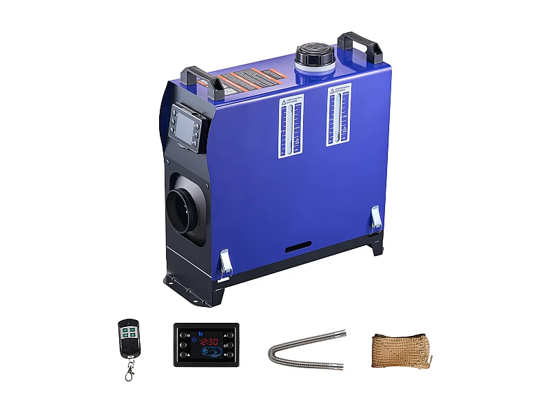 Dieselverwarmer SucceBuy 8 kW DC 12 V/24 V, Diesel Luchtverwarmer voor Stook, Draagbaar All-in-One, met Afstandsbediening en LCD-scherm