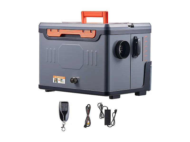 Grzejnik Diesla SucceBuy 8 kW DC 12 V/24 V, Grzejnik Powietrza Diesla do Postoju, Przenośny, z Sterowaniem przez Aplikację Bluetooth, dla Ciężarówki