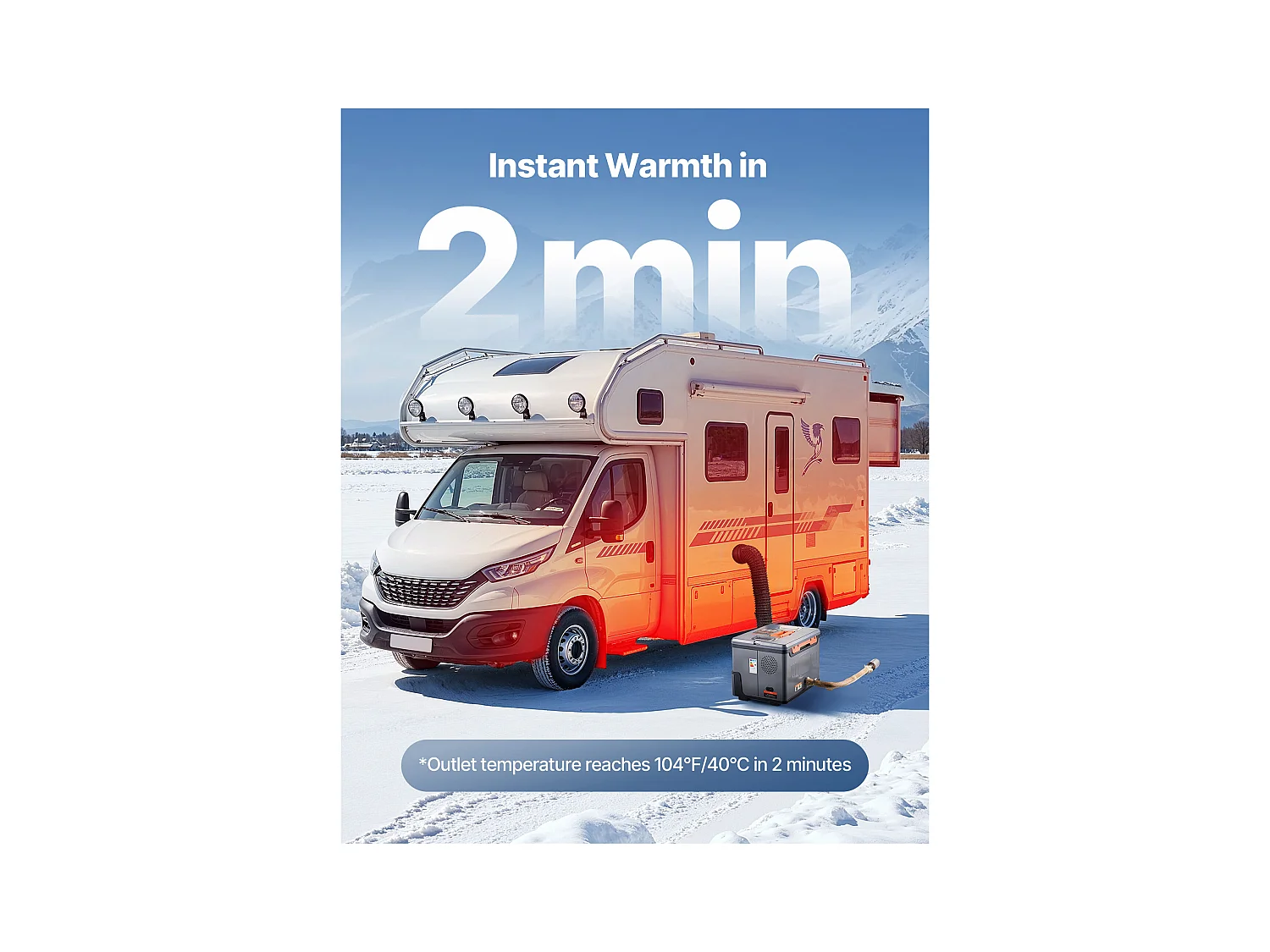 Dieselheizung SucceBuy 8 kW DC 12 V/24 V, Diesel-Luftheizung für Standheizung, Tragbar, mit Bluetooth-App-Steuerung, für LKW