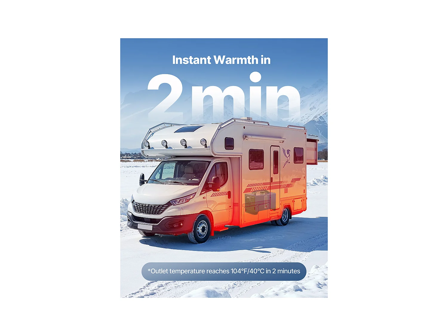 Calentador Diésel SucceBuy 8 kW DC 12 V/24 V, Calentador de Aire Diésel para Estacionamiento, Portátil Todo-en-Uno, con Mando a Distancia y Pantalla LCD, Azul