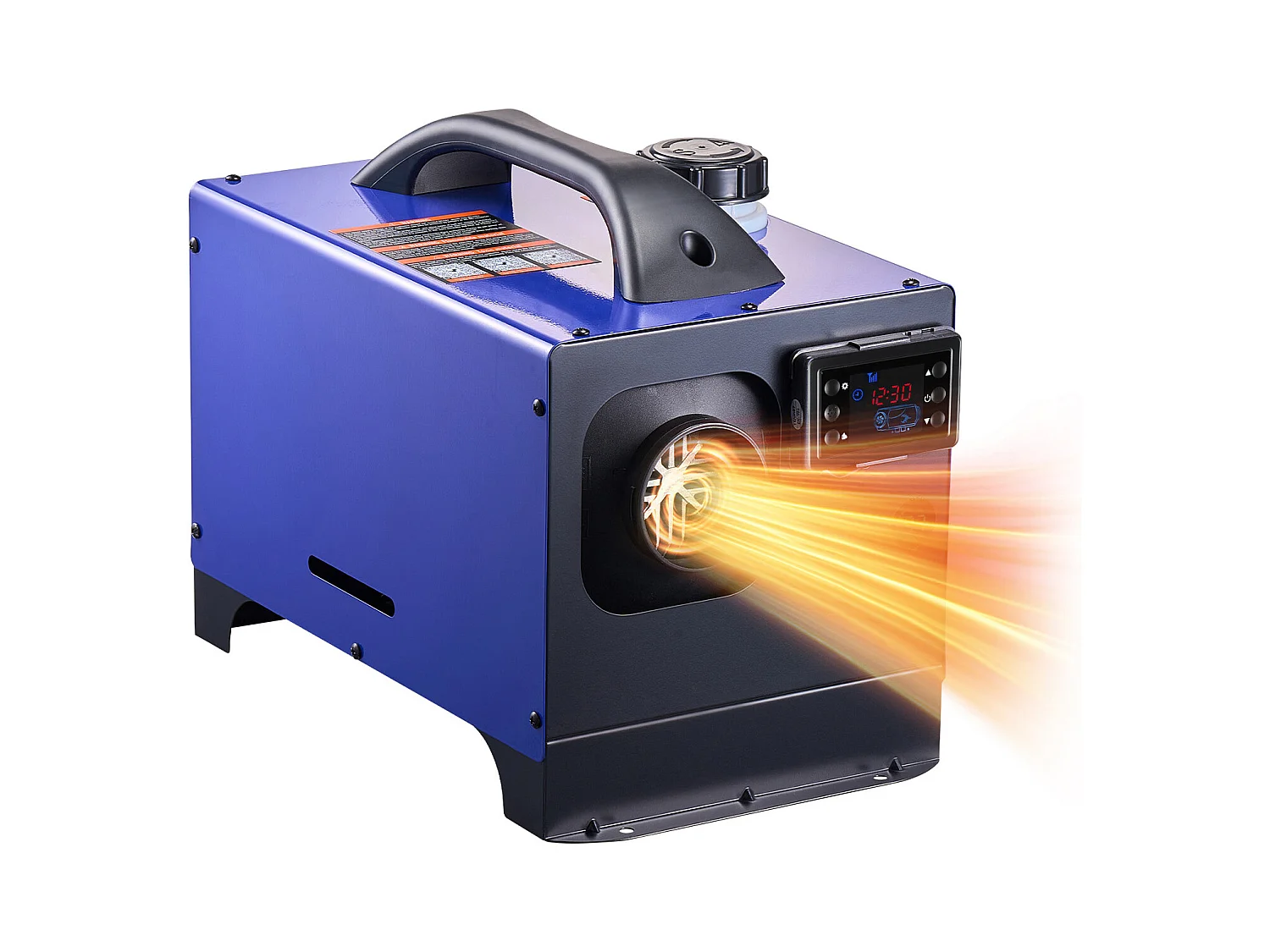 Calentador Diésel SucceBuy 8 kW DC 12 V/24 V, Calentador de Aire Diésel para Estacionamiento, Portátil Todo-en-Uno, con Mando a Distancia y Pantalla LCD, Azul