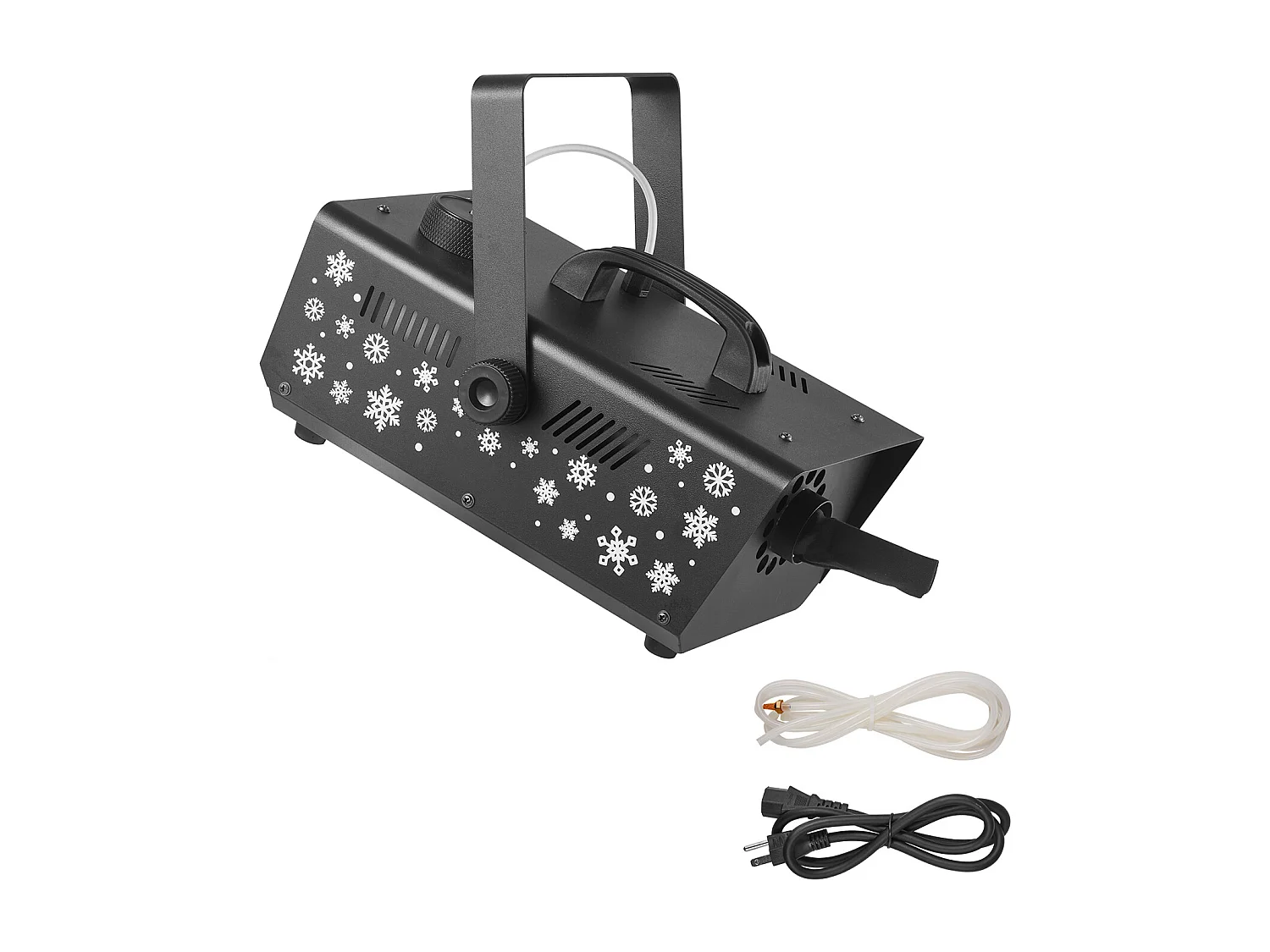 Maszyna do Śniegu SucceBuy, 650 W, Przenośny Wiszący Sztuczny Płatkośnieżarka, z Przenośną Rączką, dla DJ, Imprezy Świąteczne, Efekt Sceniczny