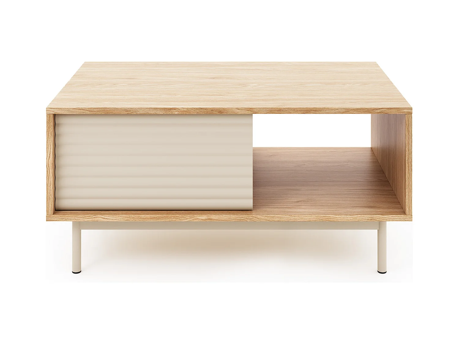 MINIO go for it, Table basse LITA 5, chêne huilé/cachemire