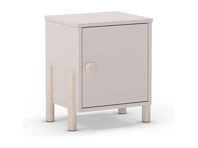 Mesita de noche Misty Dawn Beige - Oak Soft