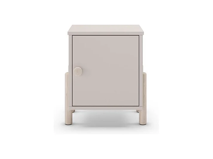 Mesita de noche Misty Dawn Beige - Oak Soft