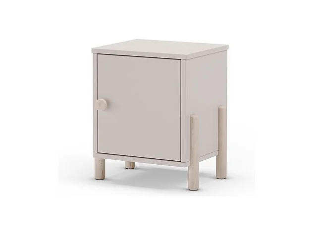 Mesita de noche Misty Dawn Beige - Oak Soft