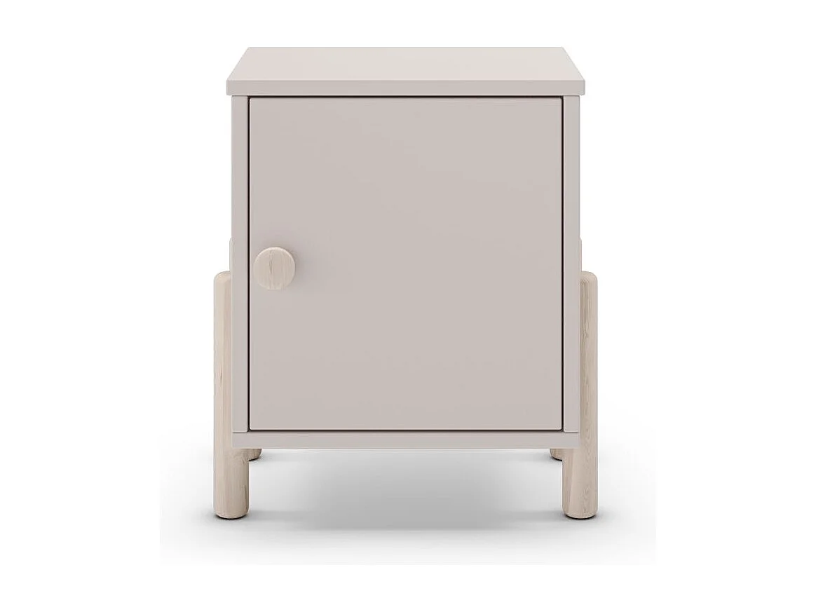 Mesita de noche Misty Dawn Beige - Oak Soft