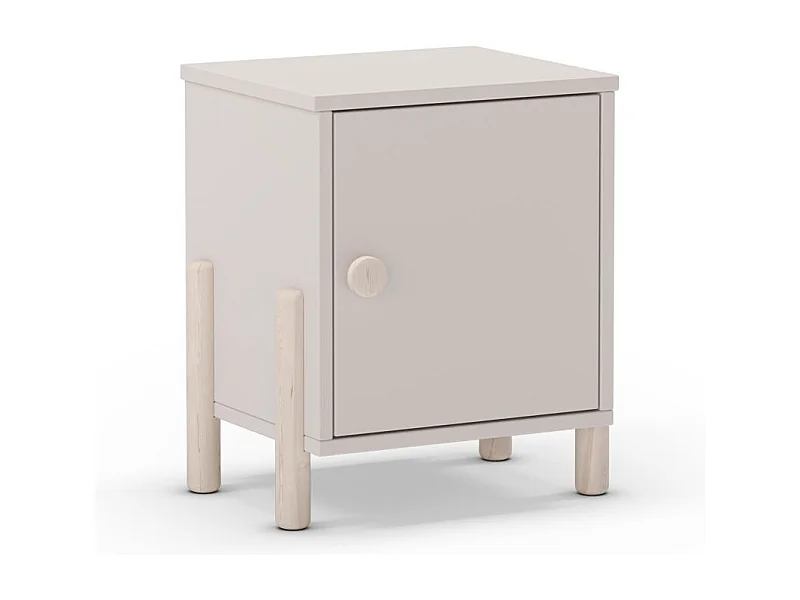 Mesita de noche Misty Dawn Beige - Oak Soft