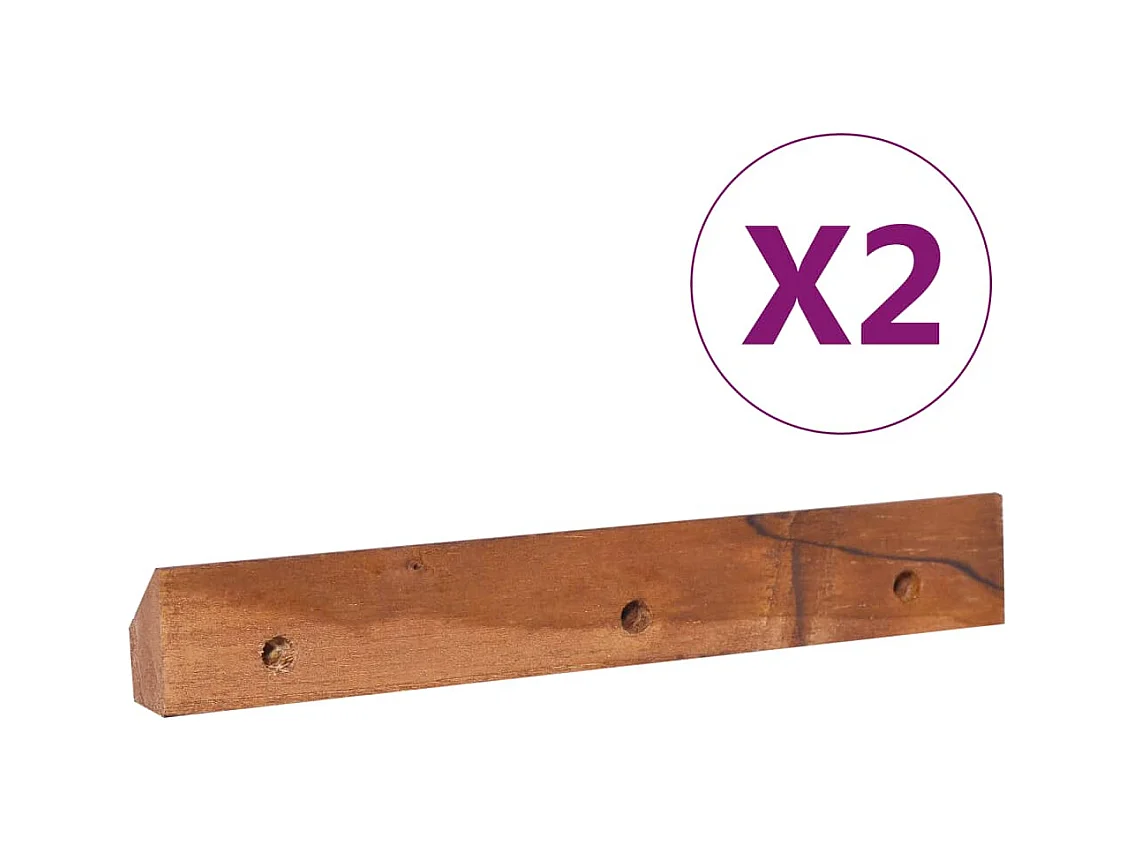 Wendil  Meuble TV mural 180x30x30 cm Bois de teck massif